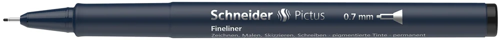 Liner Schneider Pictus 0.7 Black [2]