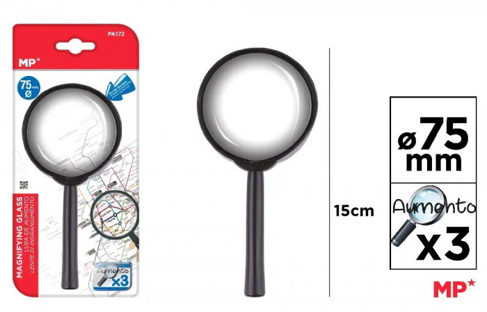LUPA PLASTIC IPB STICLA OPTICA 75MM PA172 [1]