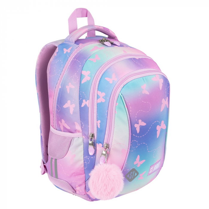 MA RUCSAC SCOLAR ST.RIGHT 3 COMPARTIMENTE BP-26 BUTTERFLIES 680007 [2]
