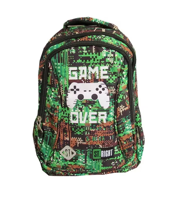 MA RUCSAC SCOLAR ST.RIGHT 3 COMPARTIMENTE BP-26 GAME OVER 681394 [3]