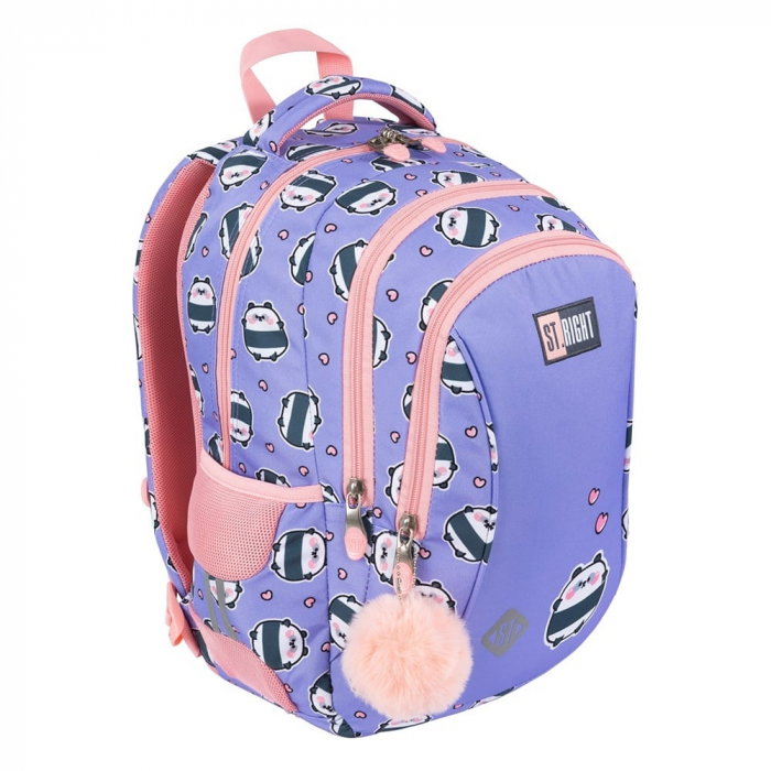 MA RUCSAC SCOLAR ST.RIGHT 3 COMPARTIMENTE BP-26 HAPPY PANDA 680151 [2]