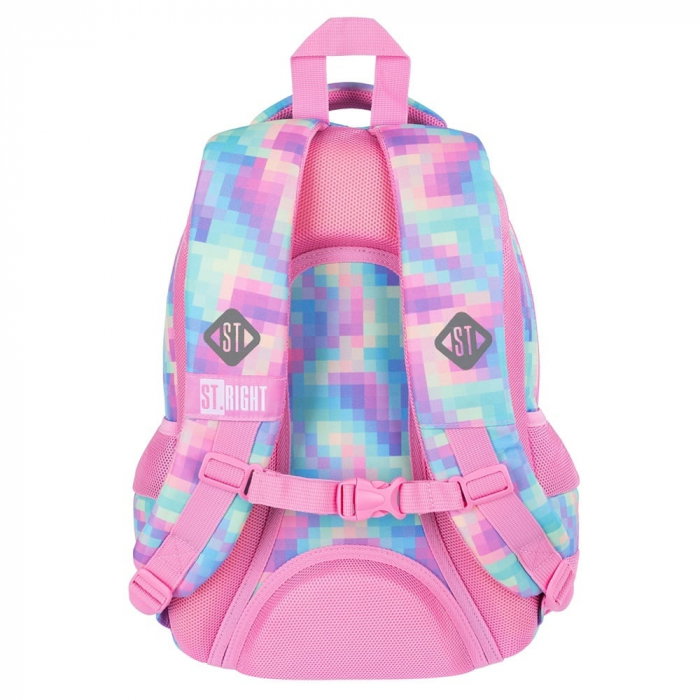 RUCSAC SCOLAR ST.RIGHT 3 COMPARTIMENTE BP-26 PASTEL PIXEL 682872 [3]