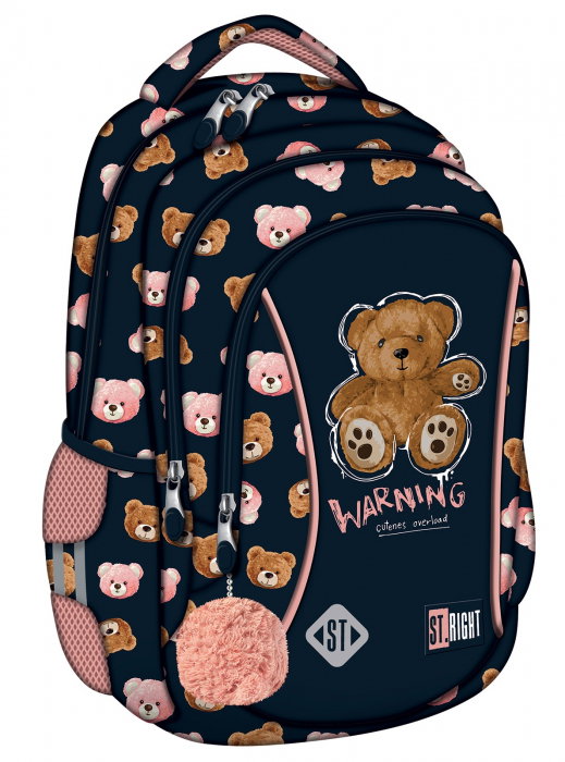 MA RUCSAC SCOLAR ST.RIGHT 3 COMPARTIMENTE BP-26 TEDDY BEAR 685392 [1]