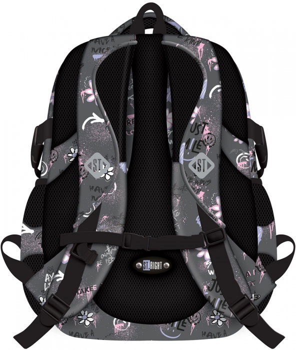MA RUCSAC SCOLAR ST.RIGHT 4 COMPARTIMENTE BP-01 GOOD VIBES 680090 [2]