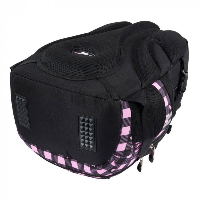 MA RUCSAC SCOLAR ST.RIGHT 4 COMPARTIMENTE BP-01 PINK CHECKERED 680366 [5]