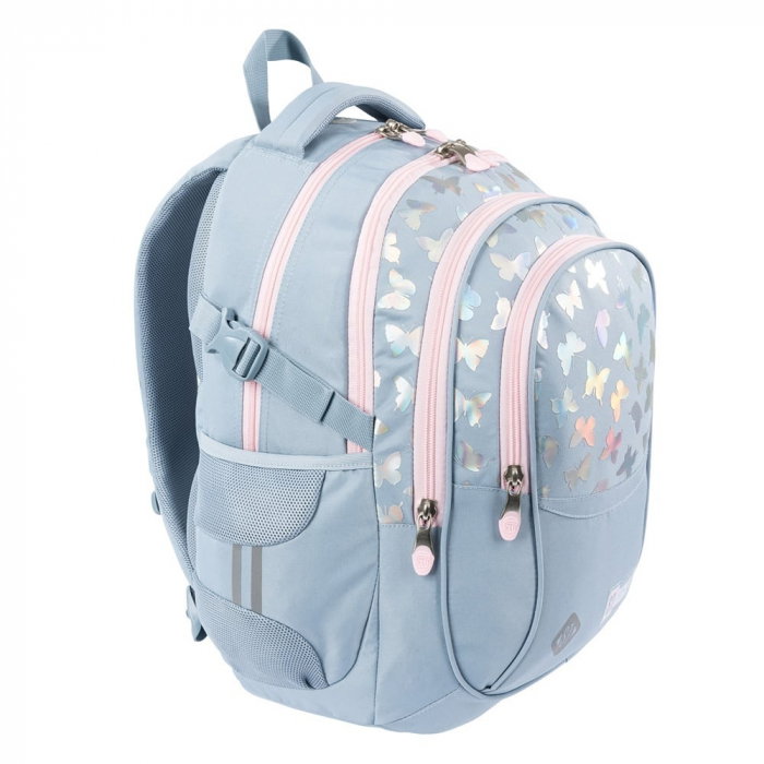MA RUCSAC SCOLAR ST.RIGHT 4 COMPARTIMENTE BP-01 SILVER BUTTERFLIES 685316 [2]