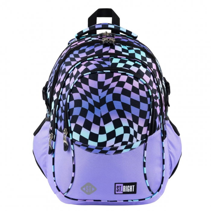 MA RUCSAC SCOLAR ST.RIGHT 4 COMPARTIMENTE BP-01 WEAVY CHEESBOARD 666001 [2]