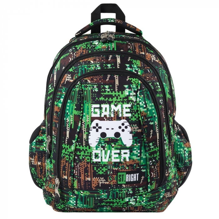MA RUCSAC SCOLAR ST.RIGHT 4 COMPARTIMENTE BP-04 GAME OVER 681387 [2]