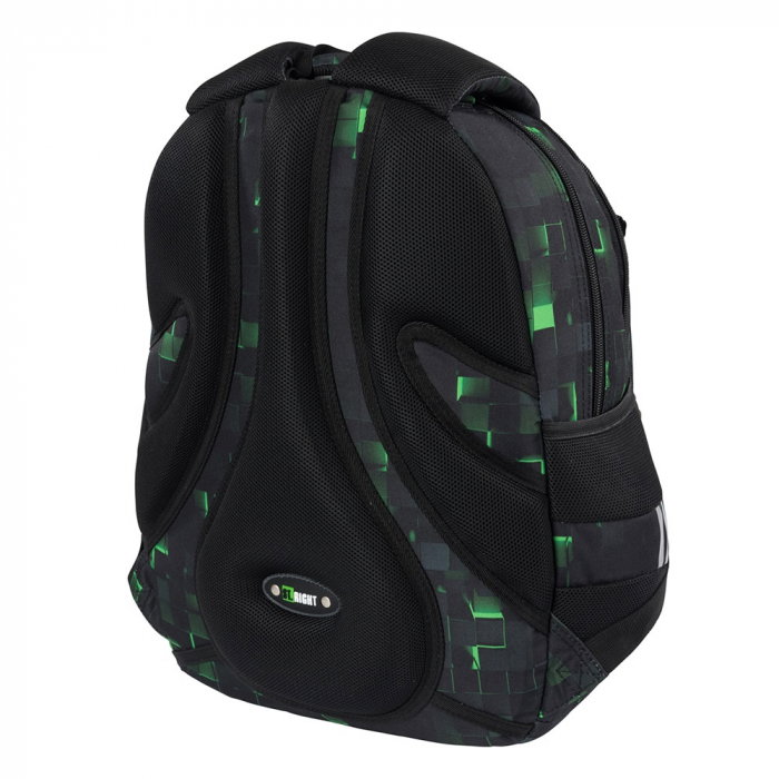 MA RUCSAC SCOLAR ST.RIGHT 4 COMPARTIMENTE BP-04 GREEN GAME 681509 [5]