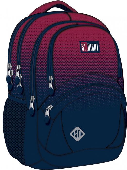 MA RUCSAC SCOLAR ST.RIGHT 4 COMPARTIMENTE BP-05 BURGUND GRADIENT 681332 [1]