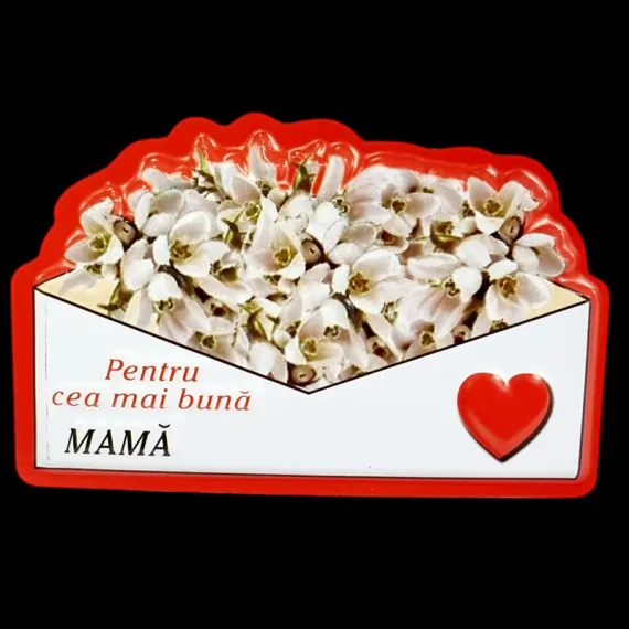 MAGNET CU MESAJ "PENTRU CEA MAI BUNA MAMA" BJ-W526 [1]
