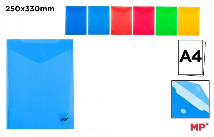 MAPA PLASTIC IPB A4 CU SCAI PORTRET CULORI ASORTATE PC012 [1]