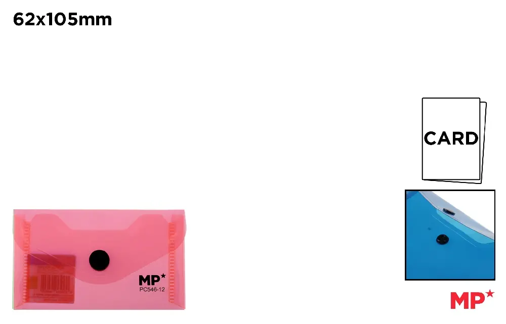 MAPA PLASTIC IPB A8 CU CAPSA ROZ TRANSPARENT PC547-12 [1]