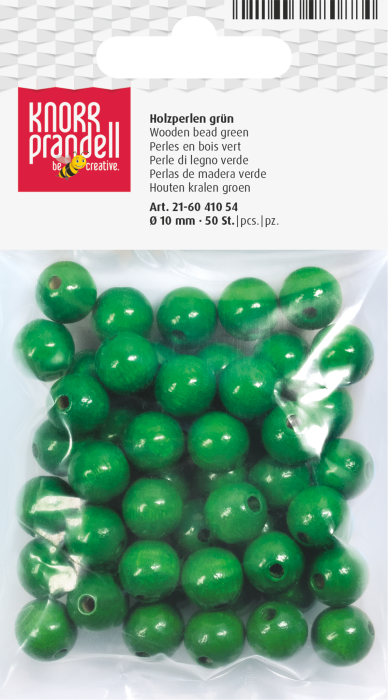 Set 50 Mărgele Lemn 10mm Verde Knorr Prandell [1]