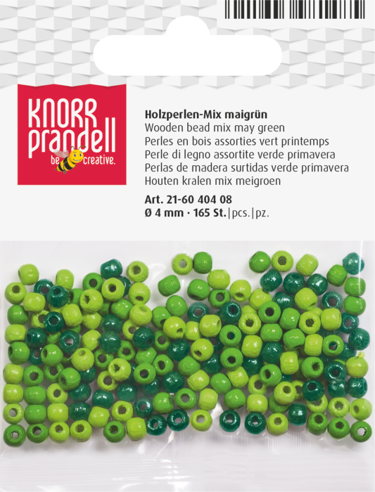 Set 165 Mărgele Lemn 4mm Mix Verde Mai Knorr Prandell [1]