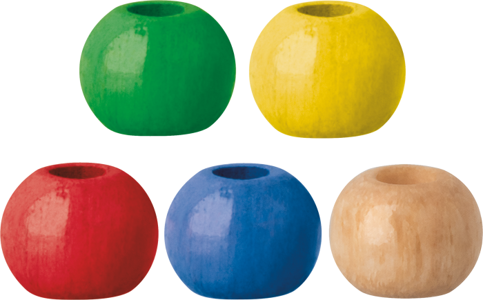 Set 165 Mărgele Lemn 4mm Mix Multicolore Knorr Prandell [2]