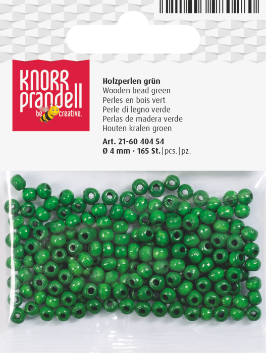 Set 165 Mărgele Lemn 4mm Verzi Knorr Prandell [1]
