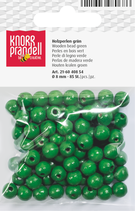Set 85 Mărgele Lemn 8mm Verzi Knorr Prandell [1]