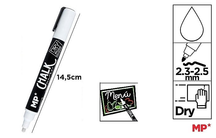MARKER CRETA IPB VARF 2.3MM-2.5MM ALB PE551B-S [1]