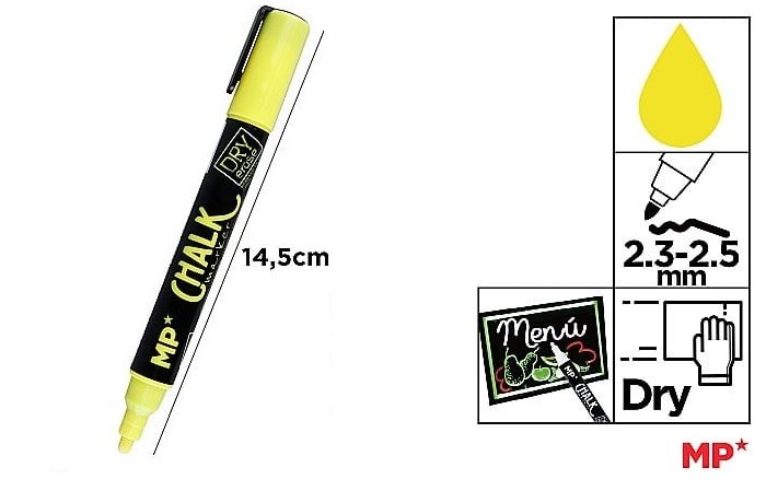 MARKER CRETA IPB VARF 2.3MM-2.5MM GALBEN PE551AM-S [1]