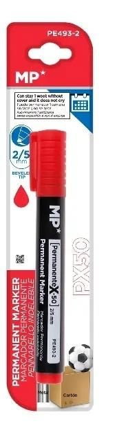 MARKER PERMANENT IPB 2/5MM ROSU PE493-2 [1]