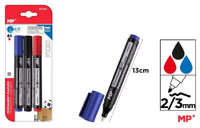 MARKER PERMANENT IPB  3/SET R/A/N PE486 [1]