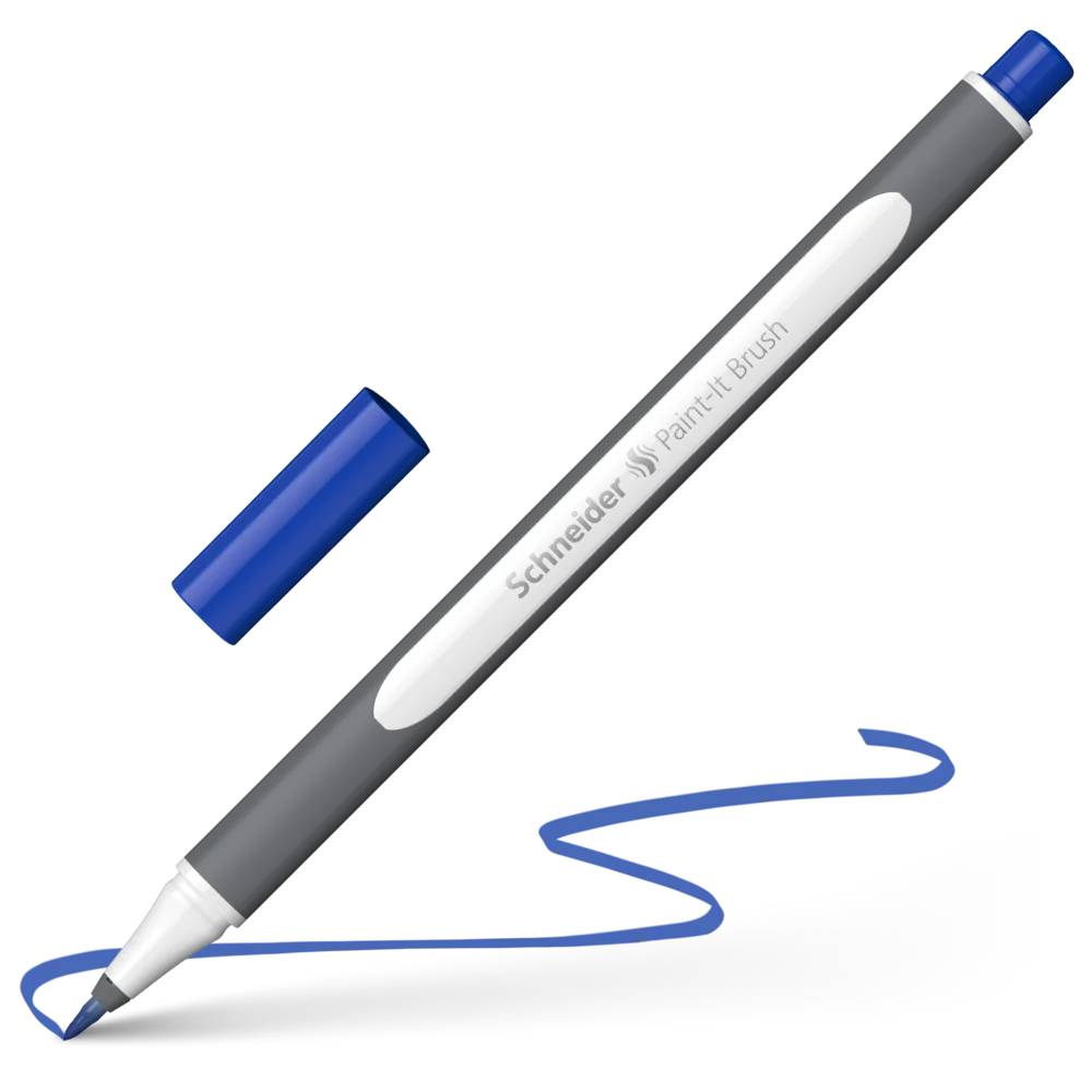 Marker Schneider Tip Pensula Paint-It 070 MKP215 Albastru [1]