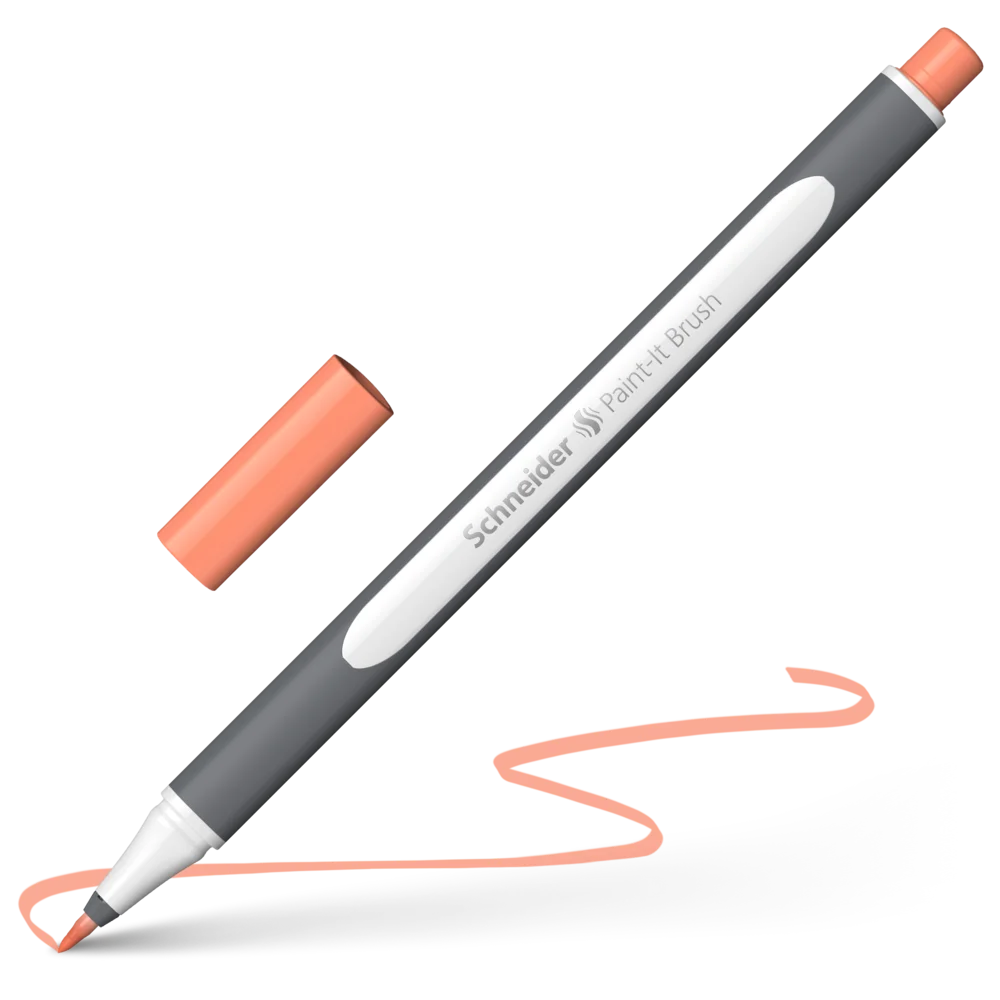 Marker Schneider Tip Pensula Paint-It 070 MKP215 Apricot Pastel [1]