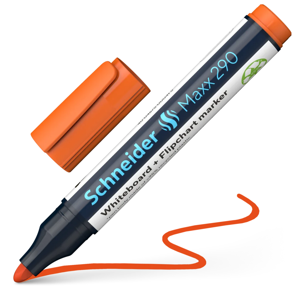 Marker Whiteboard și Flipchart Schneider Maxx 290 Portocaliu 6514 [1]
