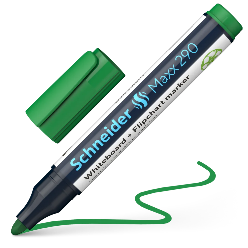 Marker Whiteboard și Flipchart Schneider Maxx 290 Verde 6514 - [1]