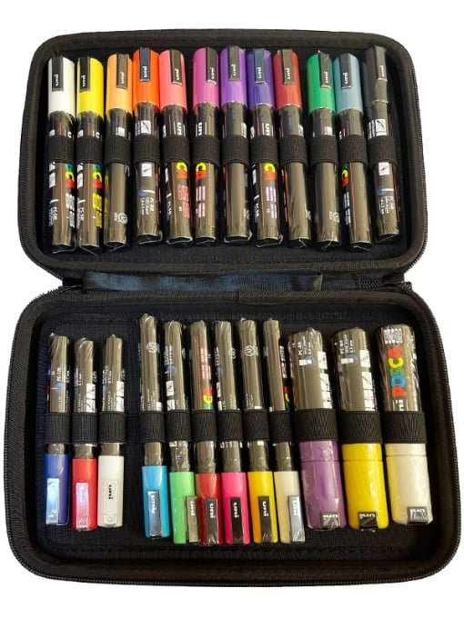 MARKER UNI POSCA MAPA TEXTILA 24 CULORI / SET M1213 [2]