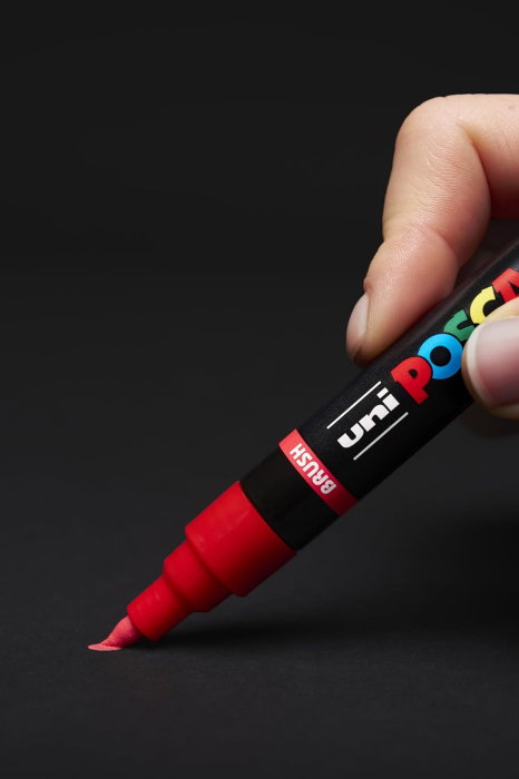 MARKER UNI POSCA PC-5BR 1-4MM 8 CULORI/SET VARF PENSULA M1602 [5]