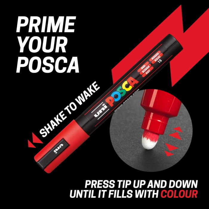 MARKER UNI POSCA PC-5M 1.8-2.5 MM 16 CULORI/SET M1485 [3]