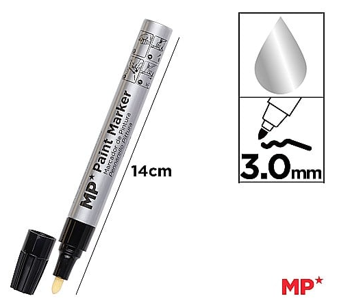 MARKER VOPSEA IPB 3.0MM ARGINTIU PE441PL-S [1]