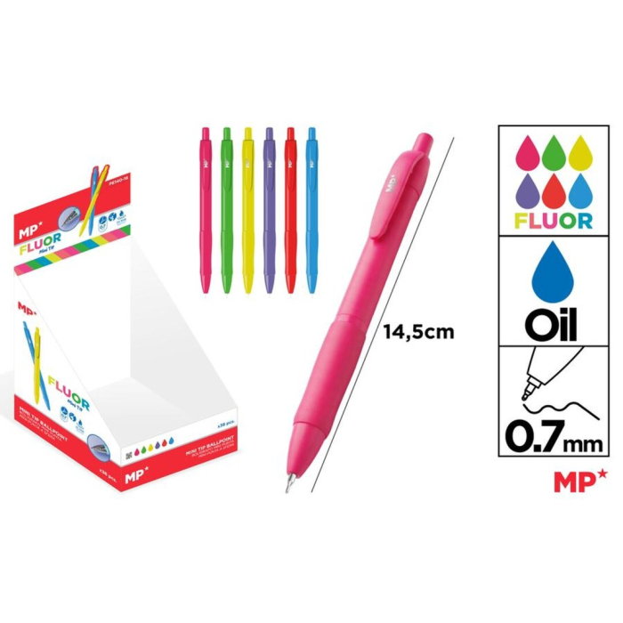 Mini Pix Gel Ulei 0.7mm Culori Fluo MP PE140-16 [1]