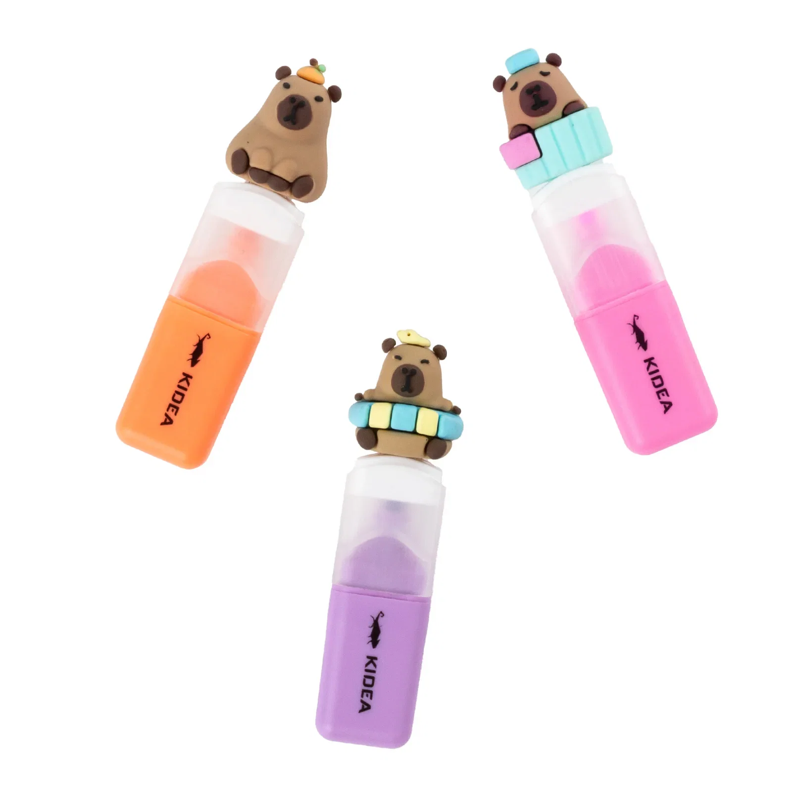 Set 3 Mini Textmarkere Capybara Kidea ZFK3KA [4]