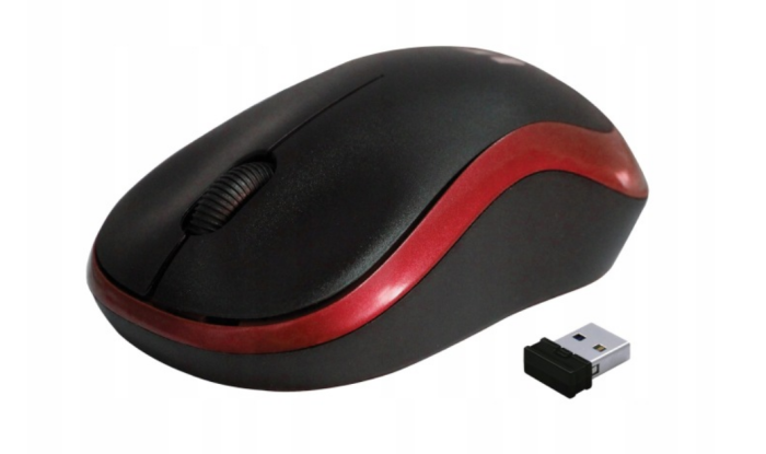 Mouse Optic Wireless Meteor 1000DPI Roșu TO-60141 [2]