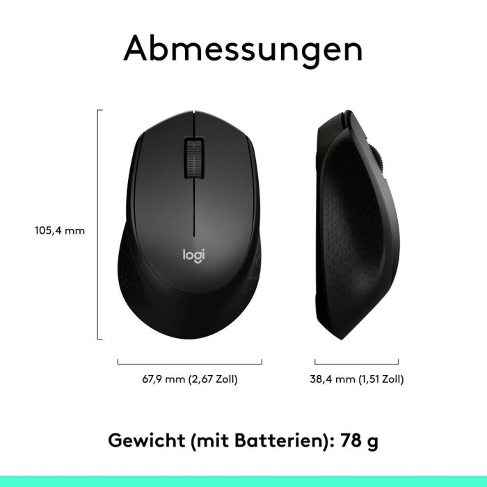 Mouse Wireless silent click Logitech M330 [8]