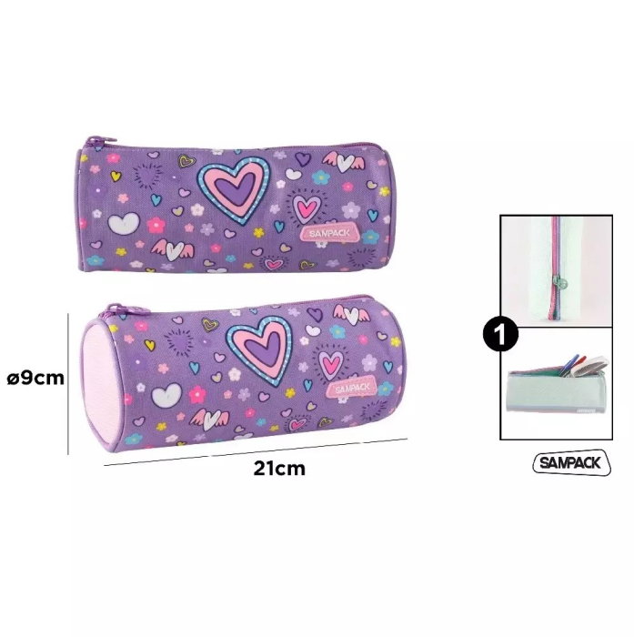 NECESSAIRE IPB 21*7.5CM 1 COMPARTIMENT SAMPACK HOLOGRAFIC PA1071 [1]