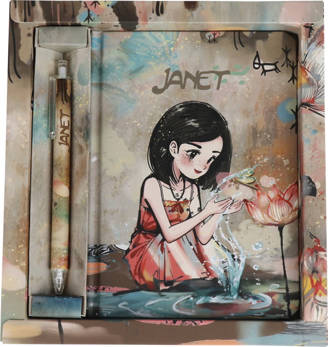Notes A5 196F cu Elastic Janet cu Pix 247154 [2]