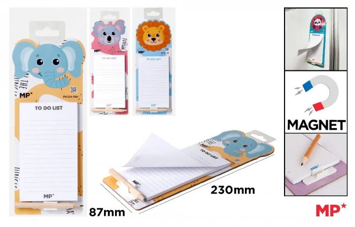 NOTES MAGNETIC IPB CU CREION 8.7*2.30CM ANIMALE PN124-08 [1]