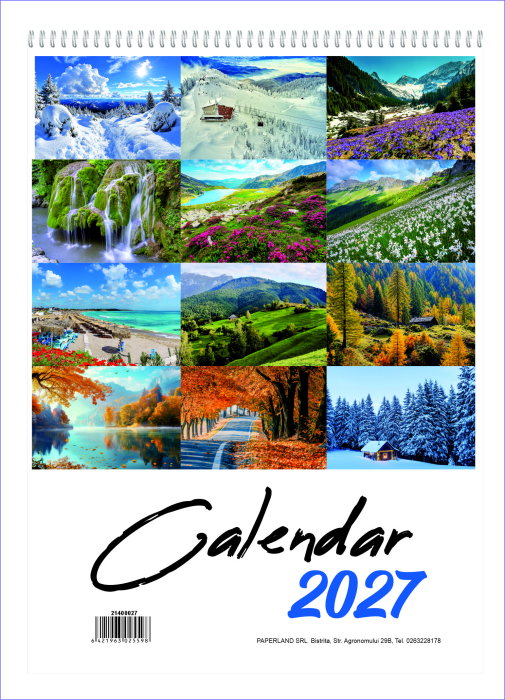 Calendar Perete Imagini 2027 21400027 42x30cm [1]