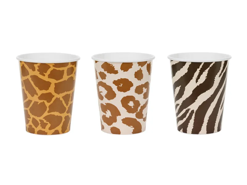 Pahare Carton Safari Spots Mix 220ml 6 buc KPP115-EU3 [1]
