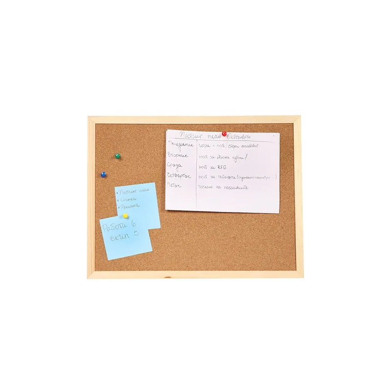 Panou Pluta Rama Lemn 40x60 cm Office 1 [2]