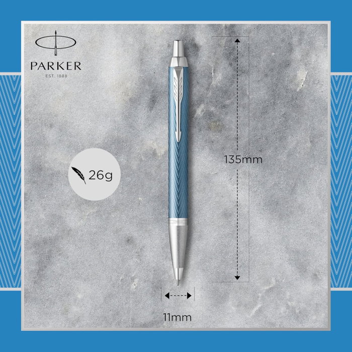 PARKER PIX IM PREMIUM ALBASTRU-ARGINTIU CT 160445 [5]