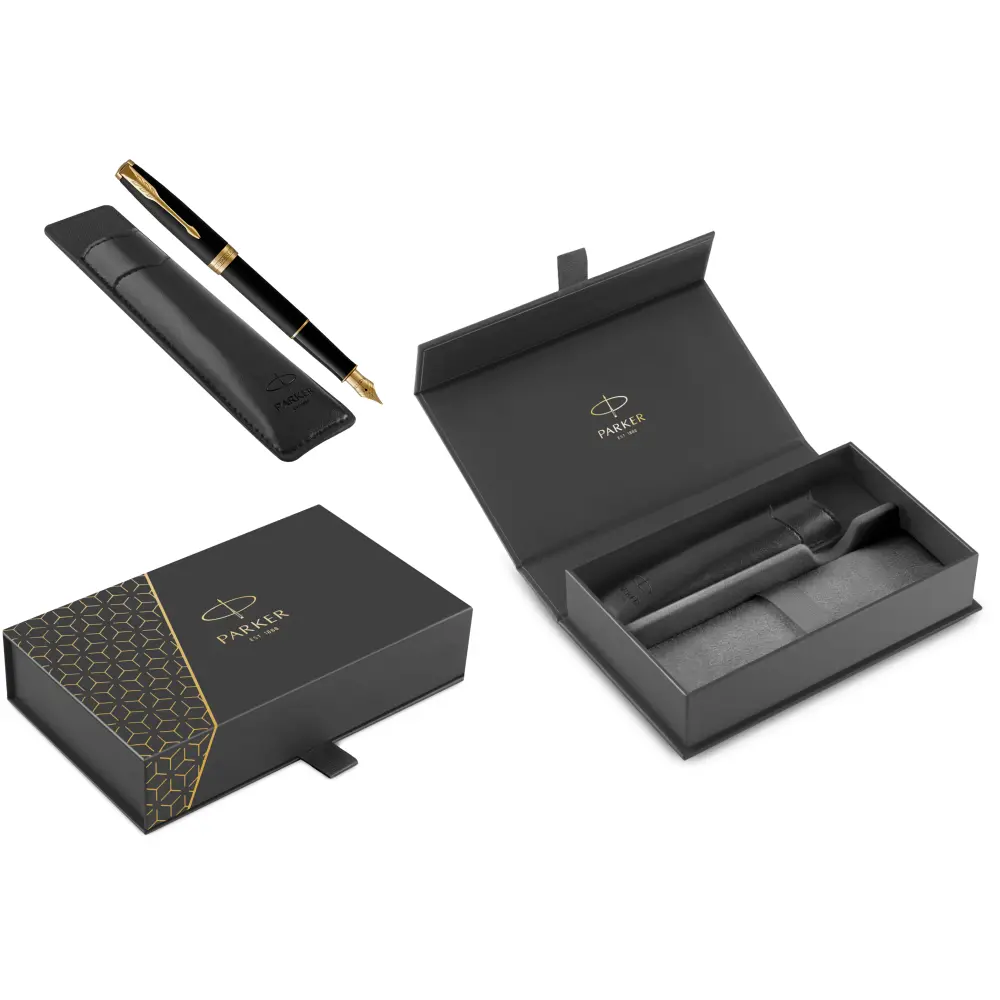 Set Stilou + Etui Parker Sonnet Negru Mat GT F 160104S [1]