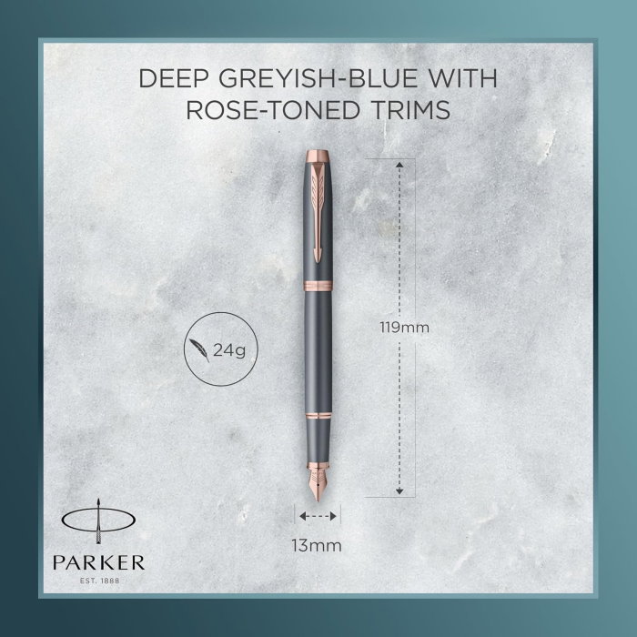 Stilou Parker IM Finishing Touch Slate Pink Gold F 161127 [8]