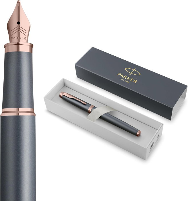Stilou Parker IM Finishing Touch Slate Pink Gold F 161127 [1]