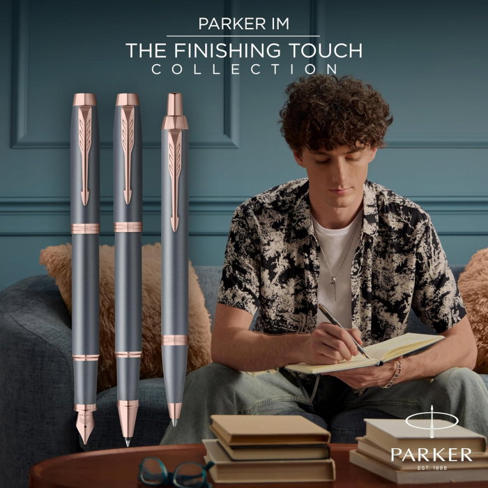 Stilou Parker IM Finishing Touch Slate Pink Gold F 161127 [9]