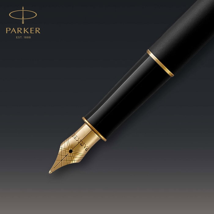 PARKER STILOU SONNET BASIC, NEGRU MAT GT, PENITA F 160104 [5]